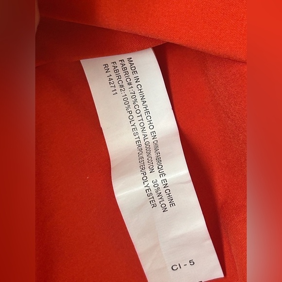 Eloquii Red Lace Fitted Shift Dress Off the Shoulder Bell Flare Sleeves Size 18 - Picture 8 of 9